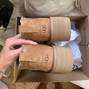 Brand new in box classic ultra mini platform Uggs